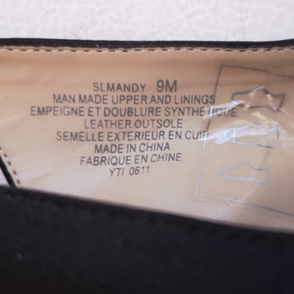 New in Box Sam & Libby Ladies Open Toe Black Sling Back Size 9M Sandals - Picture 10 of 11